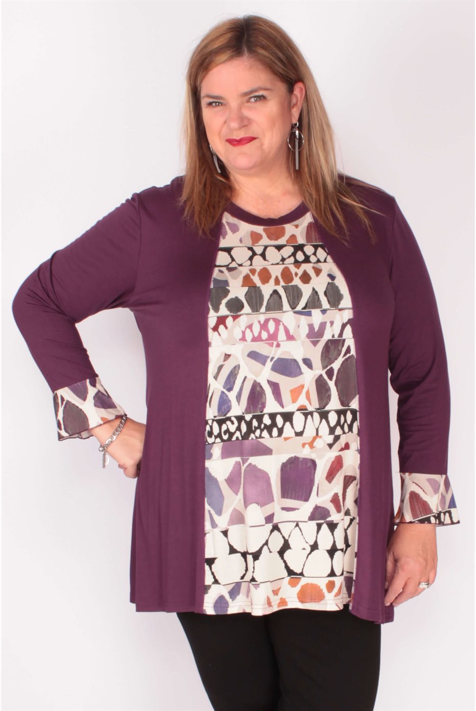 Tunique Violet Collection Lena